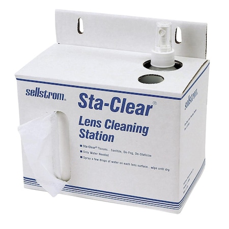 Sellstrom Cardboard Station, 1,000 Tissues, Spray Bottle S23469
